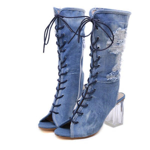 Sandales à talons hauts Jeans