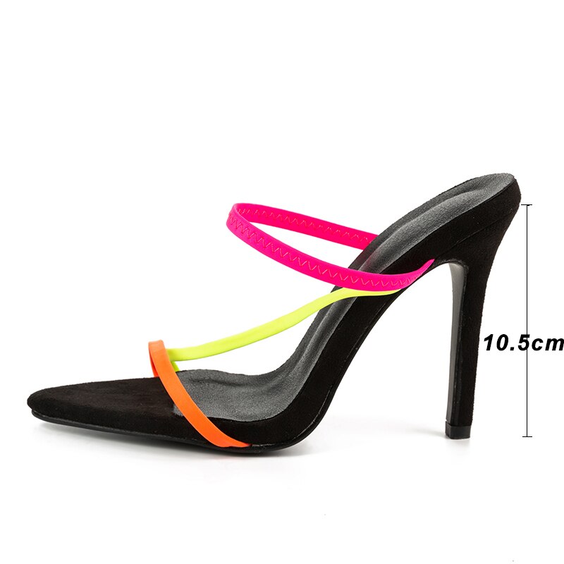 Sandales à talons MultiColor