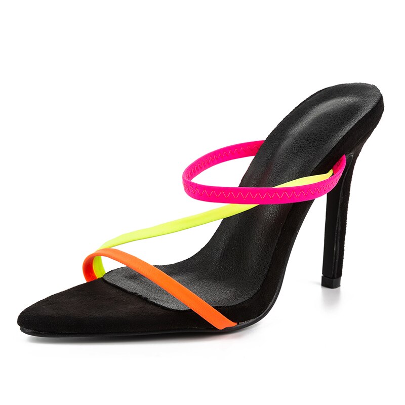 Sandales à talons MultiColor