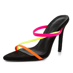 Sandales à talons MultiColor