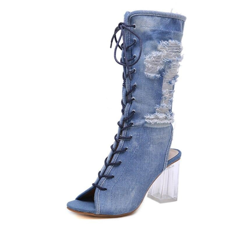 Sandales à talons hauts Jeans
