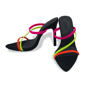 Sandales à talons MultiColor