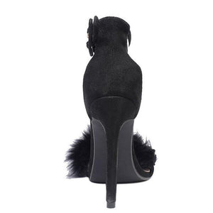 Sandales à talons fourrure Style
