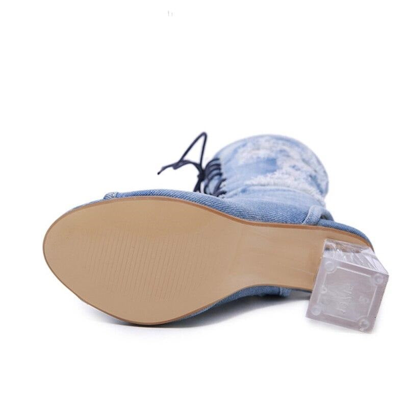 Sandales à talons hauts Jeans