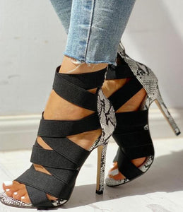 Sandales à talons Serp
